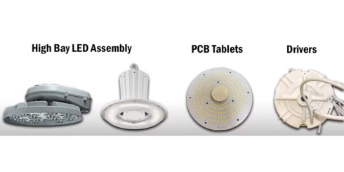 High Bay Lithonia JEBL LED Assembly
